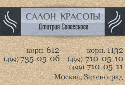 Салон красоты Дмитрия Словеснова