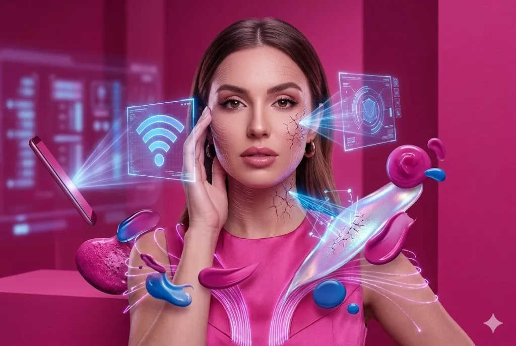 Экспосом-факторы: Как Wi-Fi и синий свет старят кожу на самом деле