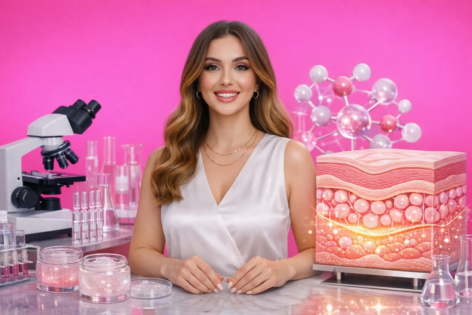 Инъекционный полиметилметакрилат + наполнитель из бычьего коллагена