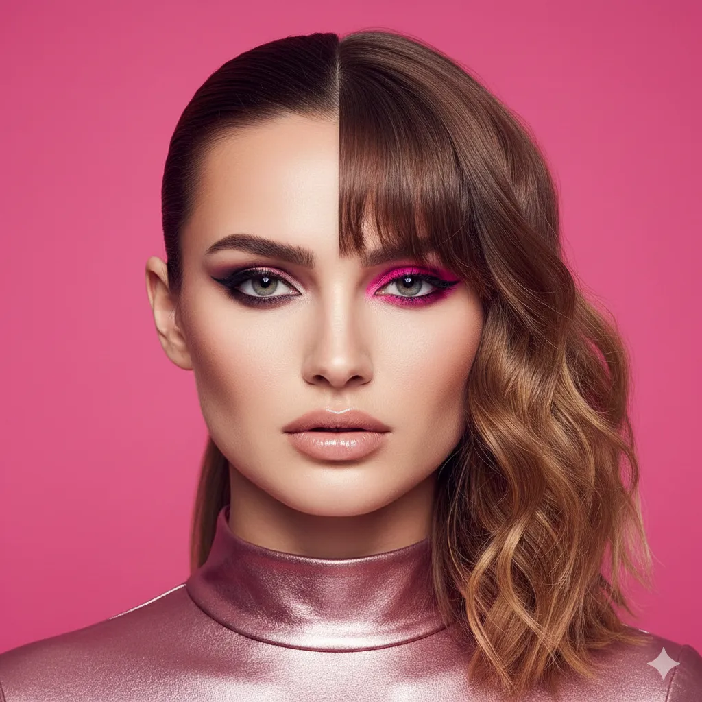 Как челка может изменить пропорции лица и скрыть высокий лоб?