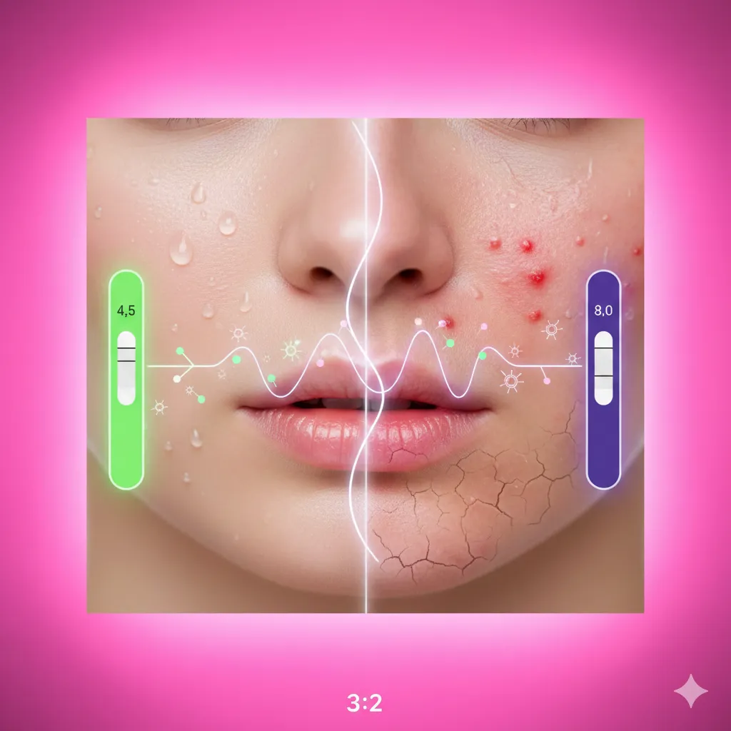 Как pH баланс кожи влияет на появление прыщей и сухости?