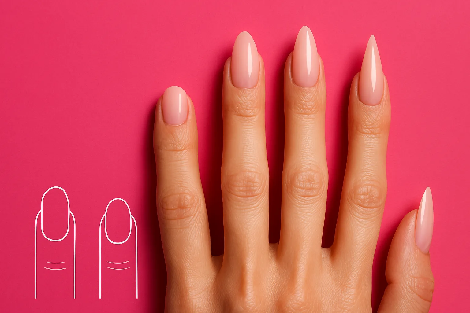 Как подобрать форму ногтей под тип пальцев