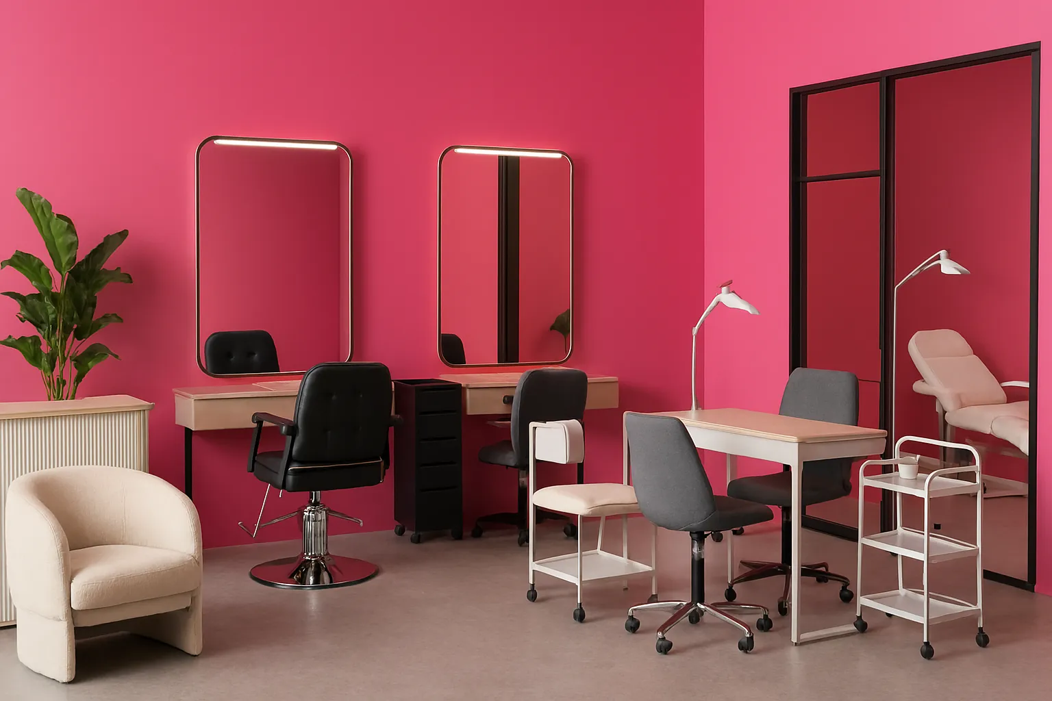 Как зонировать салон красоты: идеи для маленьких и больших помещений Как зонировать салон красоты: идеи для маленьких и больших помещений