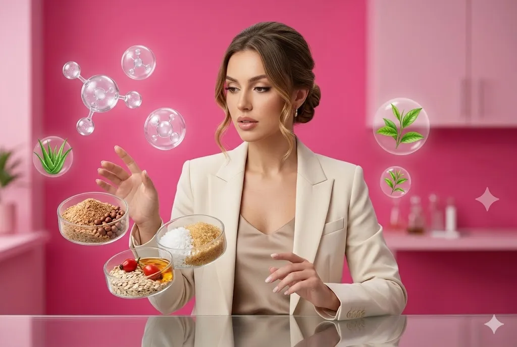 Какие основные ингредиенты и компоненты содержатся в скрабах для лица?