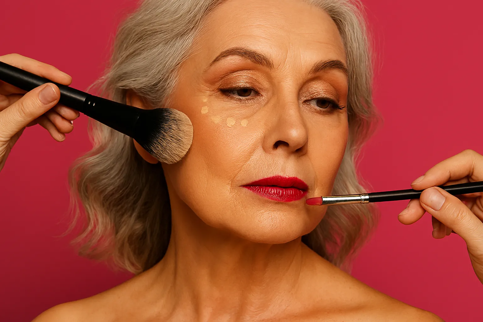 Макияж для зрелой кожи: антивозрастные техники визажистов Макияж для зрелой кожи: антивозрастные техники визажистов