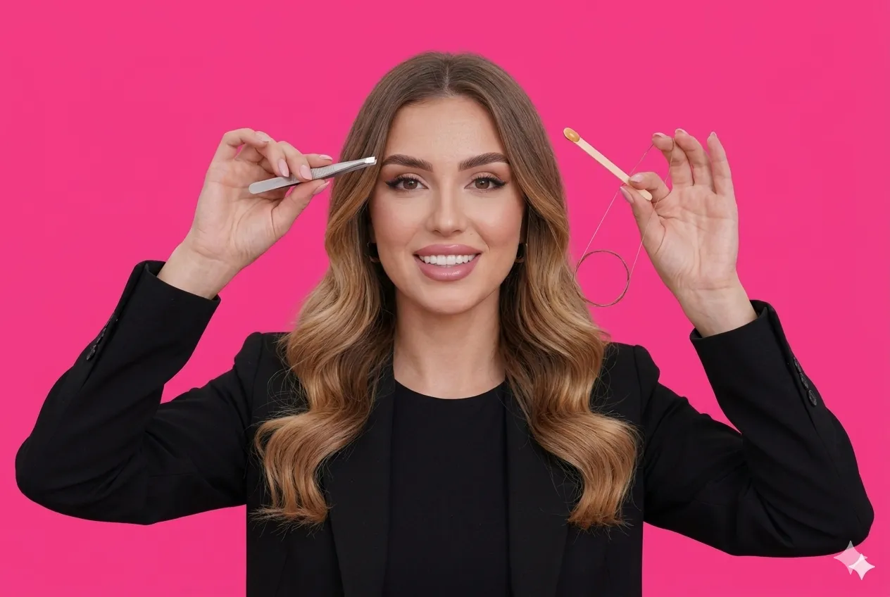 Мастерство коррекции бровей: пинцет, воск, нить и другие методы