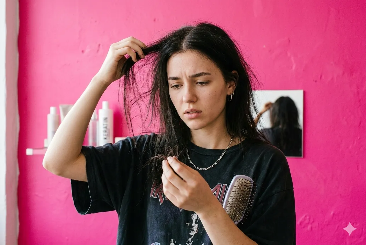 Ошибки в уходе, которые делают волосы тоньше