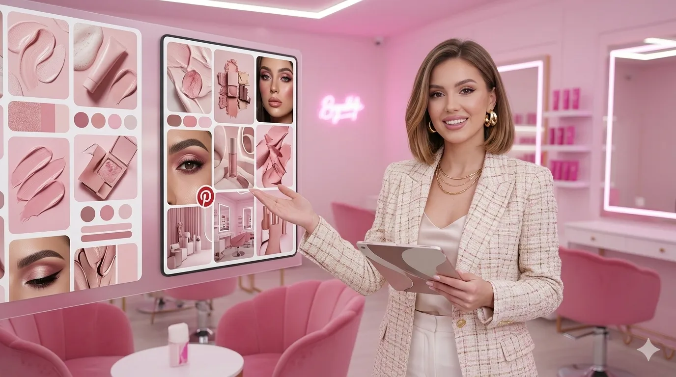Pinterest для бьюти-бизнеса: Как генерировать бесплатный трафик через эстетичные мудборды