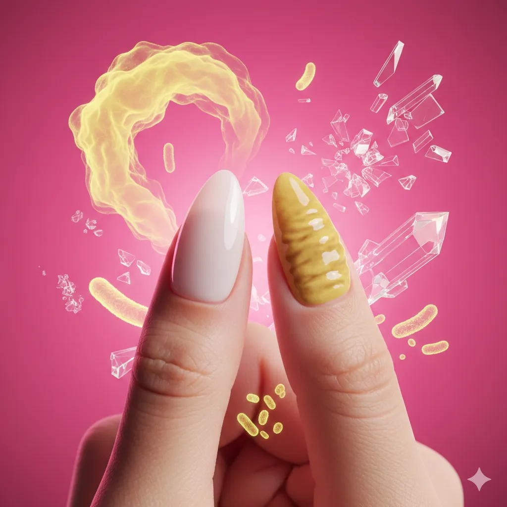 Почему ногти становятся желтыми или бугристыми?