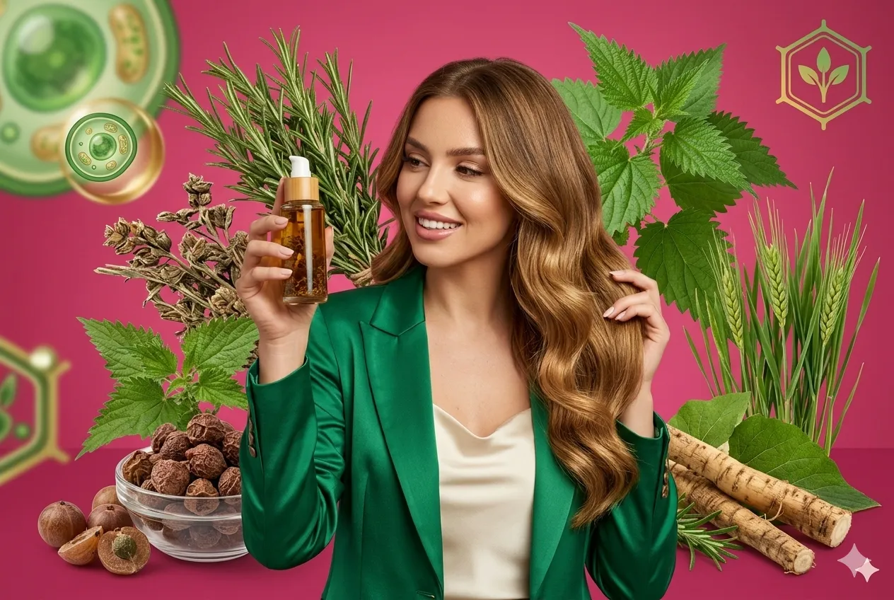 Растительные компоненты в средствах для волос: укрепление и стимуляция роста