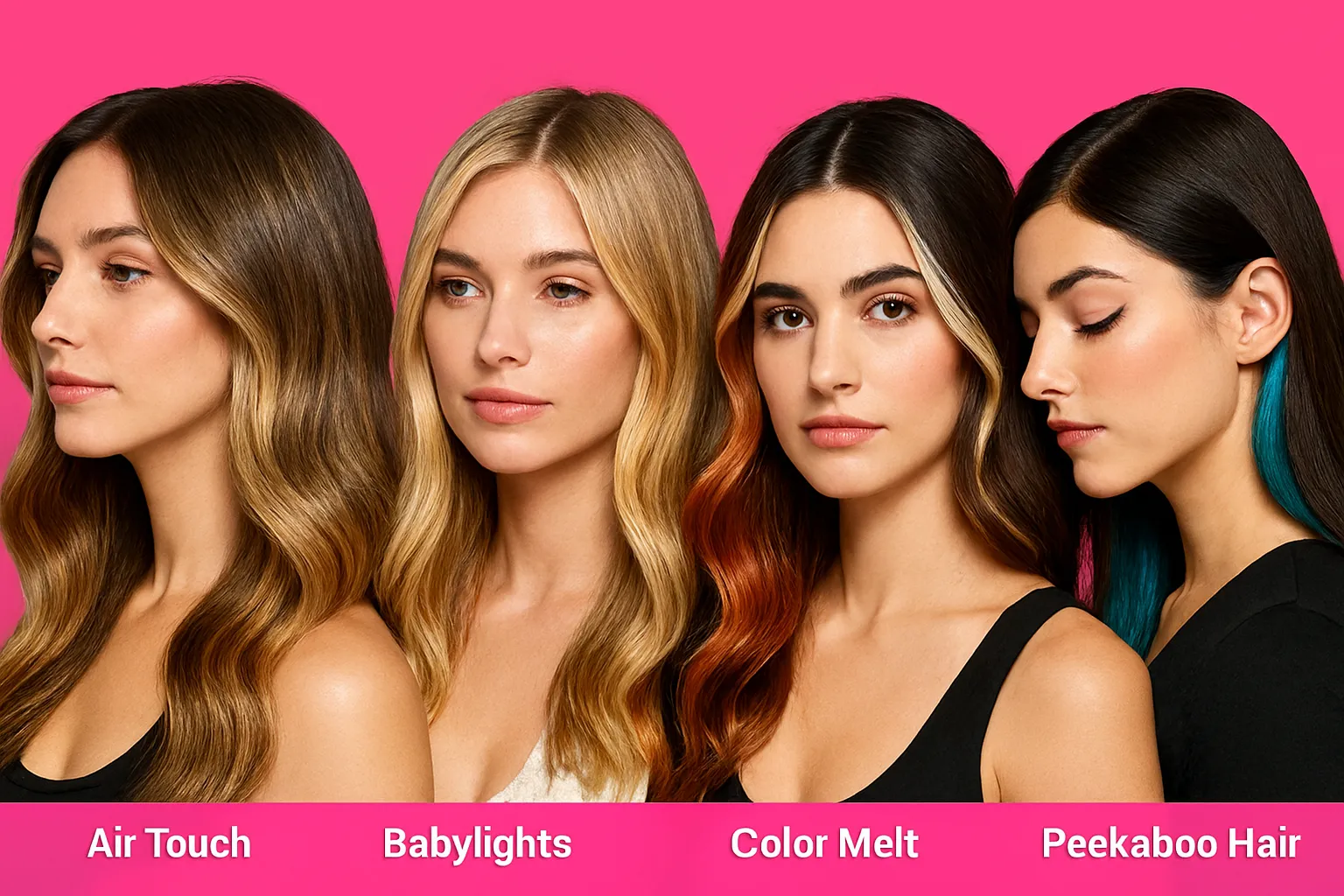 Топ‑5 новых техник окрашивания волос: тренды, вдохновение и стиль