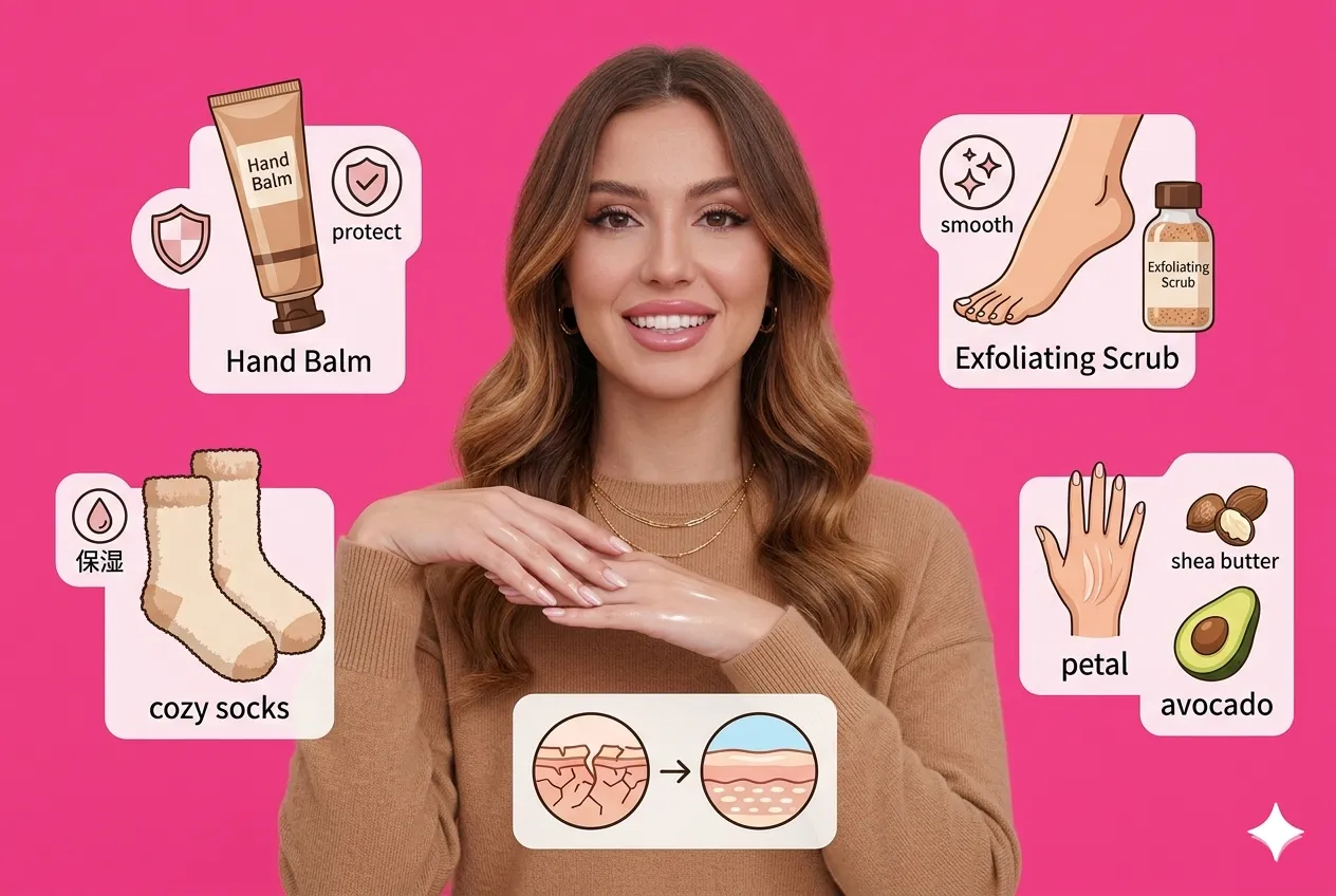 Уход за руками и ногами в осенний период: сохранение кожи нежной и гладкой