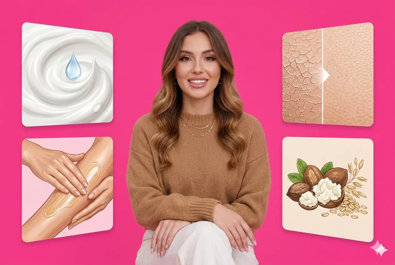 Увлажнение кожи тела в осенний период: как сохранить ее мягкой и увлажненной