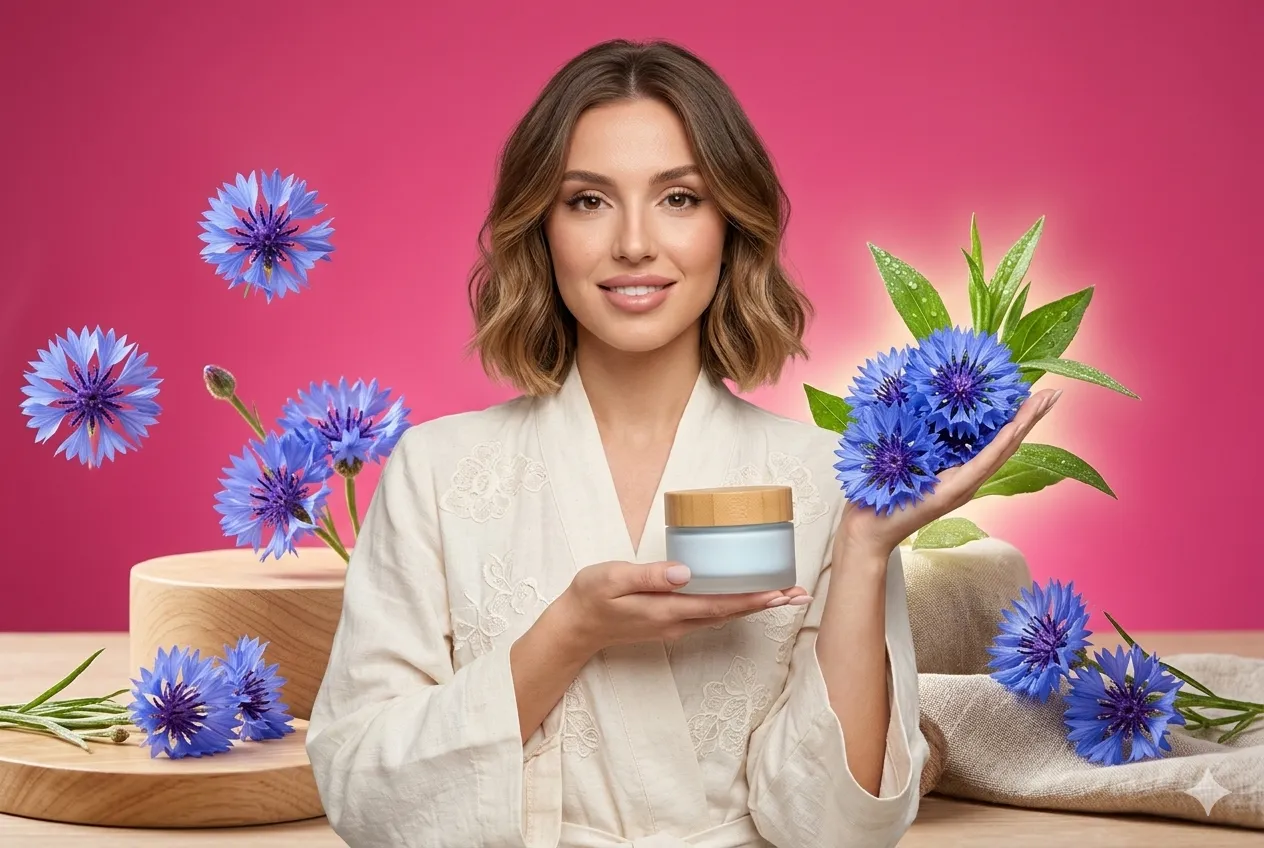 Василек в косметике: нежное цветение для заботы о красоте кожи
